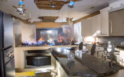 Smoke Contamination After A Fire Affects A Kitchen, Which Needs Fire Damage Restoration Contractors.