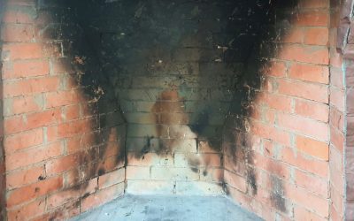 Creosote Buildup In Chimney That Could Lead To A Fire And Cause Issue For Homeowners.